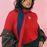 HANDWOVEN SCARF IN PASOLINI STRIPES