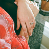 INFINITY RING IN STERLING SILVER
