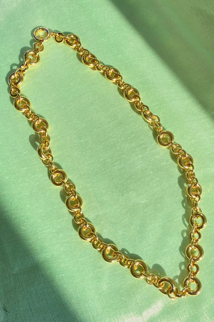 ISOLA NECKLACE IN BRASS - Laura Lombardi