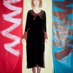 JO DRESS IN COCOA - 100% SILK