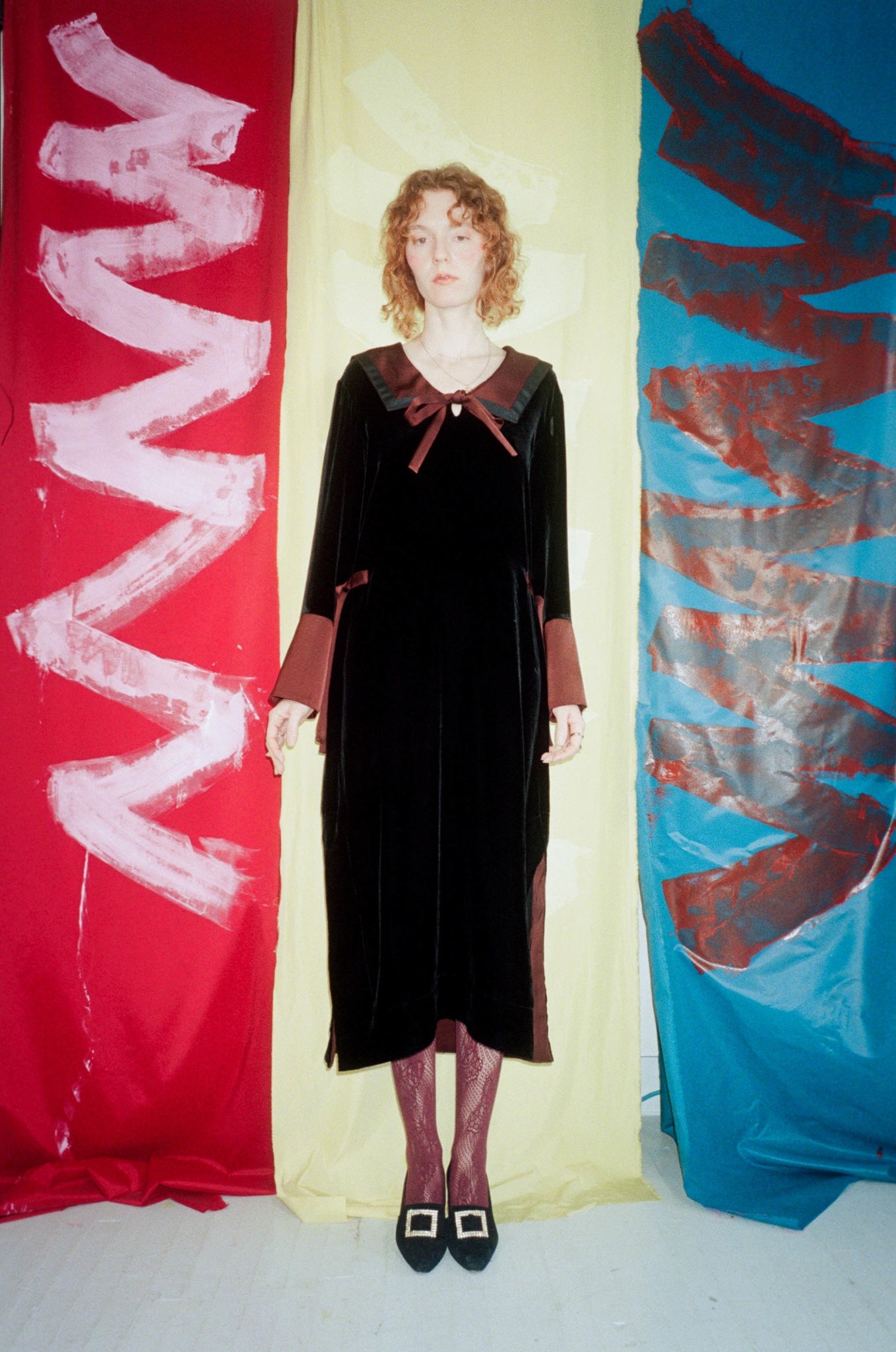 JO DRESS IN COCOA - 100% SILK