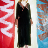 JO DRESS IN COCOA - 100% SILK