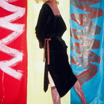 JO DRESS IN COCOA - 100% SILK