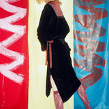 JO DRESS IN COCOA - 100% SILK