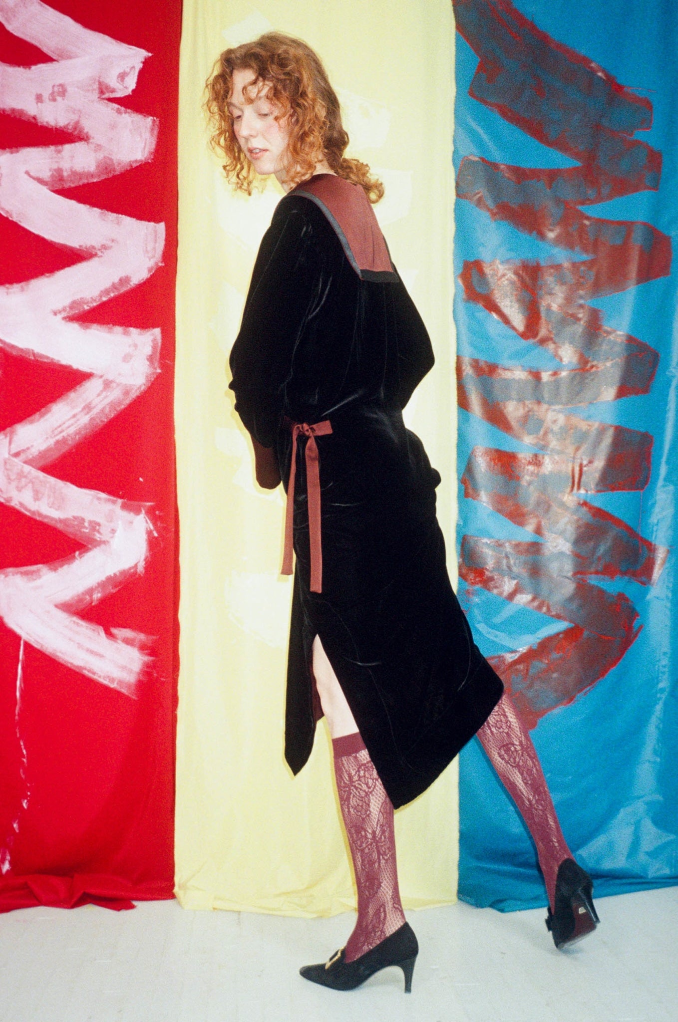 JO DRESS IN COCOA - 100% SILK