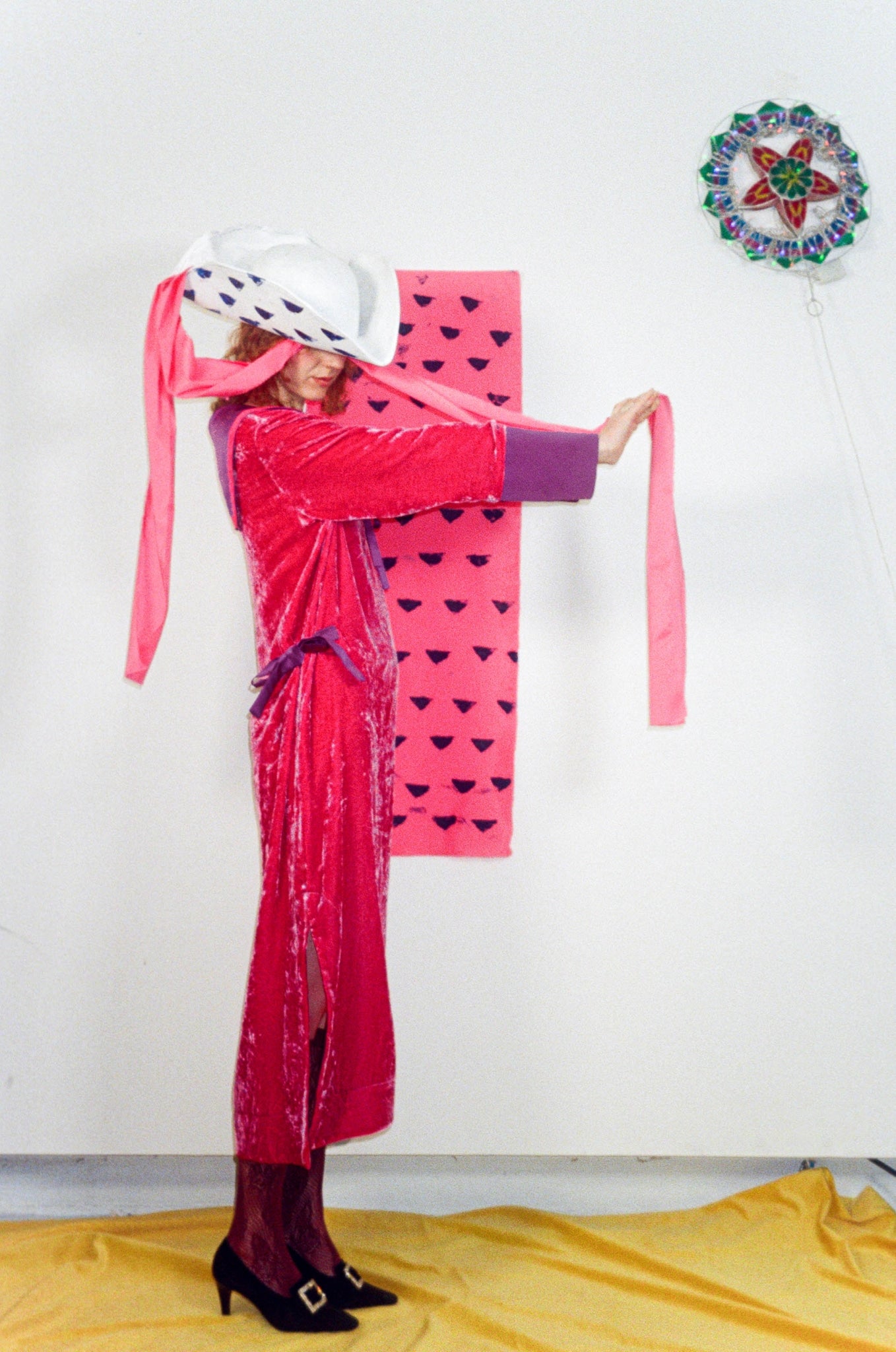 JO DRESS IN GARNET - 100% SILK