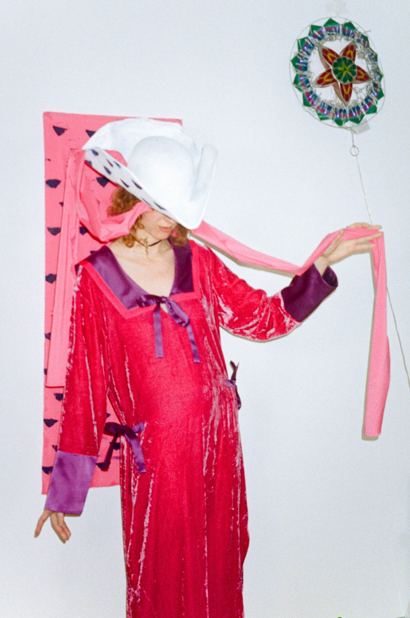 JO DRESS IN GARNET - 100% SILK