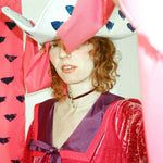 JO DRESS IN GARNET - 100% SILK