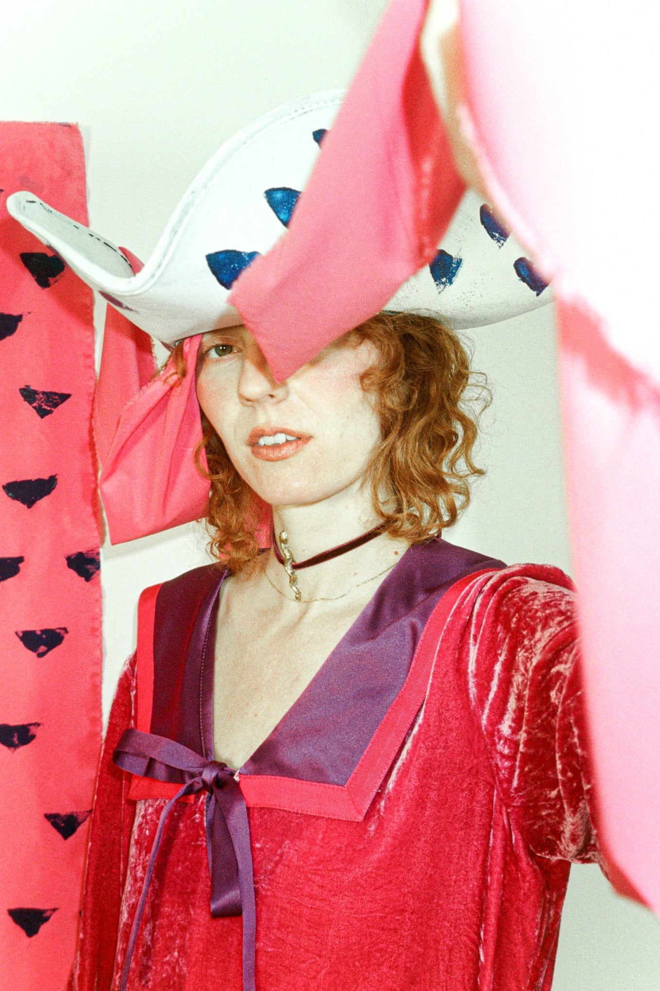 JO DRESS IN GARNET - 100% SILK