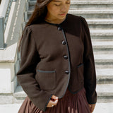 JOSIANE JACKET IN BRUN