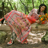KENZA HANDPLEATED SKIRT IN BIRTE