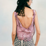 KIRA KIRA TOP IN MAGENTA