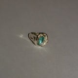 LAGO RING IN SILVER/AQUAMARINE