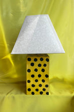 Load image into Gallery viewer, PALOMA LAMP IN YELLOW WITH BLACK DOTS