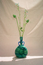 Load image into Gallery viewer, LARGE PHOENICIAN GLASS VASE IN TRUMPETS - Hebron Glass