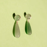 LARME EARRINGS IN JADE GREEN