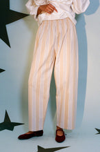 Load image into Gallery viewer, cotton polyamide beige striped chef pants