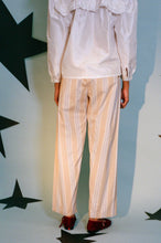 Load image into Gallery viewer, cotton polyamide beige striped chef pants