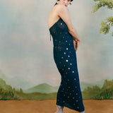 LILIAN MIDI DRESS IN NAVY