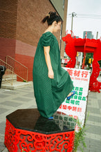 Load image into Gallery viewer, LILOU DRESS IN GREEN CHECK