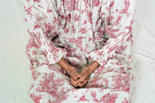 Load image into Gallery viewer, folklore jouy de toile cotton billowed maxi dress