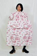 Load image into Gallery viewer, folklore jouy de toile cotton billowed maxi dress