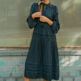 MARETTE DRESS IN MIDNIGHT