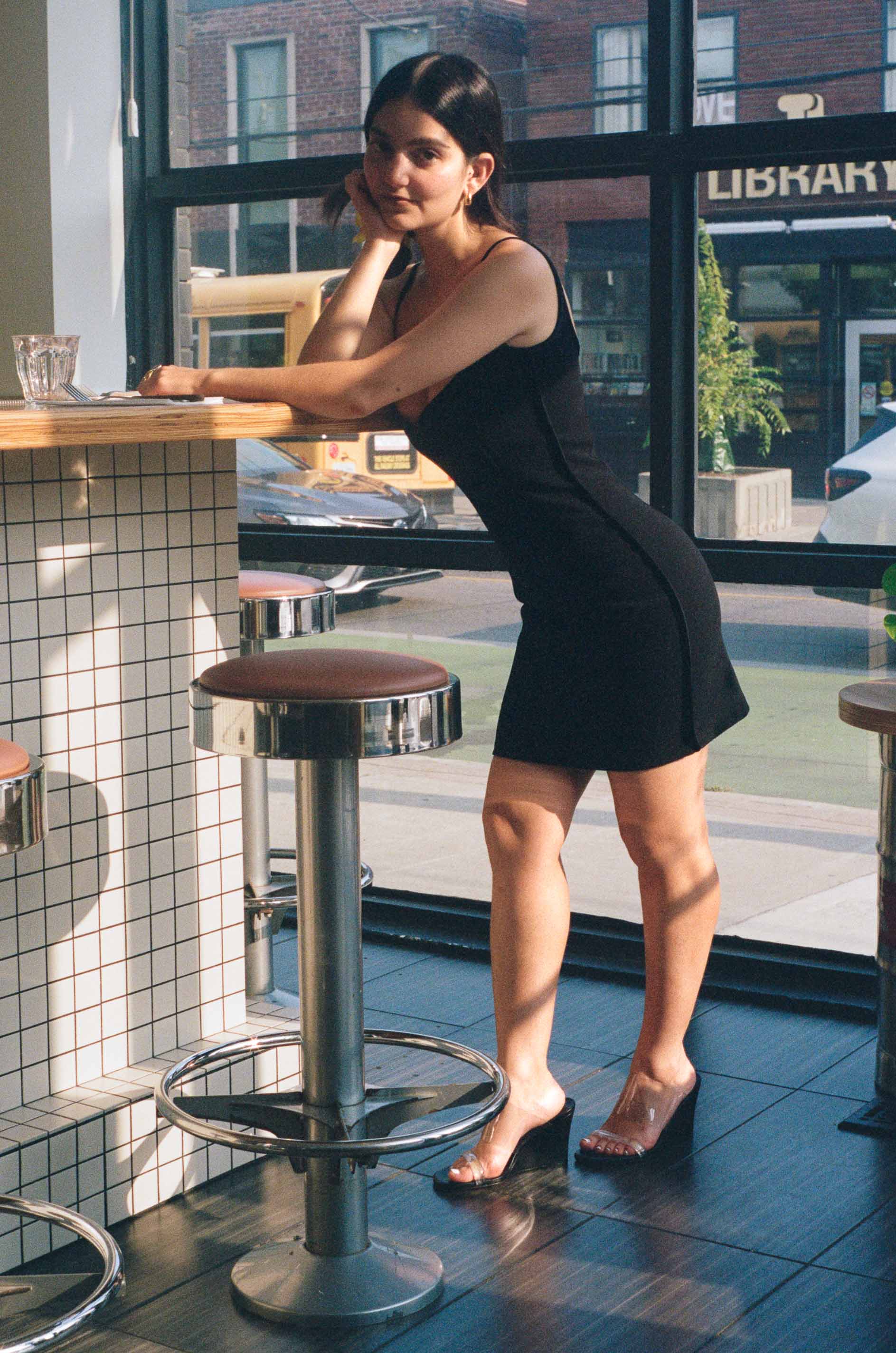 MARLO MINI DRESS IN BLACK 100% SILK SHOP MARLO MINI DRESS IN BLACK 100% SILK SHOP