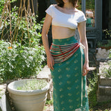 MASKA MIDI SKIRT IN TEAL