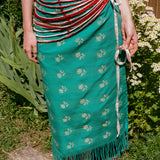 MASKA MIDI SKIRT IN TEAL