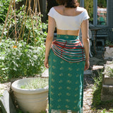 MASKA MIDI SKIRT IN TEAL