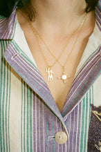 Load image into Gallery viewer, gold plated silver delicate people pendants on chain