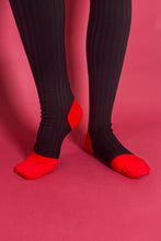 Load image into Gallery viewer, Cozy ribbed knit leg warmers in black for the cutie girls and layering queens