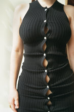 Load image into Gallery viewer, NONNA PEARL DRESS IN ONYX