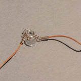 NOUE NECKLACE IN FROST/TAN