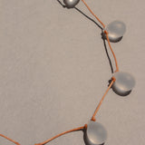 NOUE NECKLACE IN FROST/TAN