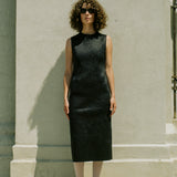 OPEN BACK DRESS IN BLACK