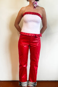 PAOLINA TROUSERS IN RED
