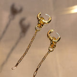 PEZZA EARRINGS IN GOLD