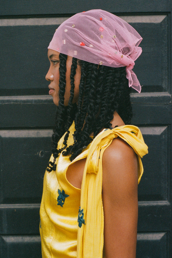 HEADSCARF WITH MIRROR WORK