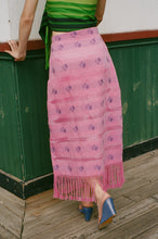 Load image into Gallery viewer, FRINGE MIDI SKIRT IN PINK