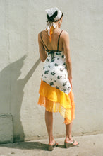 Load image into Gallery viewer, polyester elastane sequin fitted halter dress silk ruffle