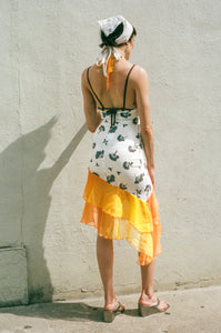 polyester elastane sequin fitted halter dress silk ruffle