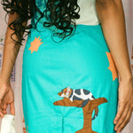 POSTER DRESS IN DREAMWORK - 100% SILK