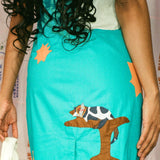 POSTER DRESS IN DREAMWORK - 100% SILK