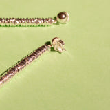 PRIN EARRINGS IN HEMATITE