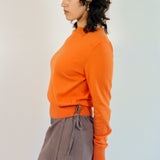 CREW SWEATER IN ORANGE