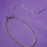 RING CHAIN NECKLACE SILVER