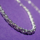 RING CHAIN NECKLACE SILVER