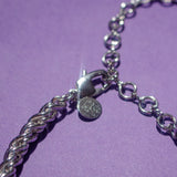 RING CHAIN NECKLACE SILVER